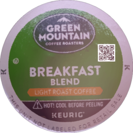 Green Mountain Coffee Roasters Breakfast Blend Light Roast Coffee K-Cup