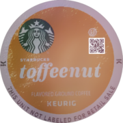 Starbucks Toffeenut Flavored Medium Roast Coffee K-Cup